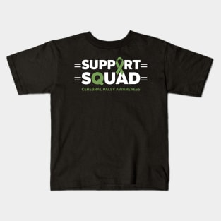 CP Warrior Support Squad Cerebral Palsy Awareness Kids T-Shirt